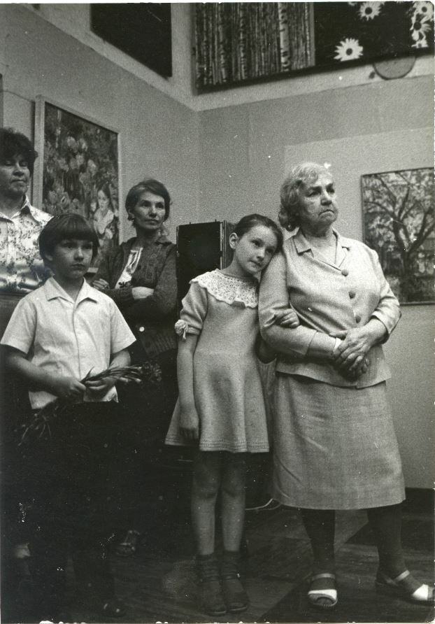 Открытие Персональной выставки в 1978 году в церкви Максима Исповедника на улице Варварка, 4
